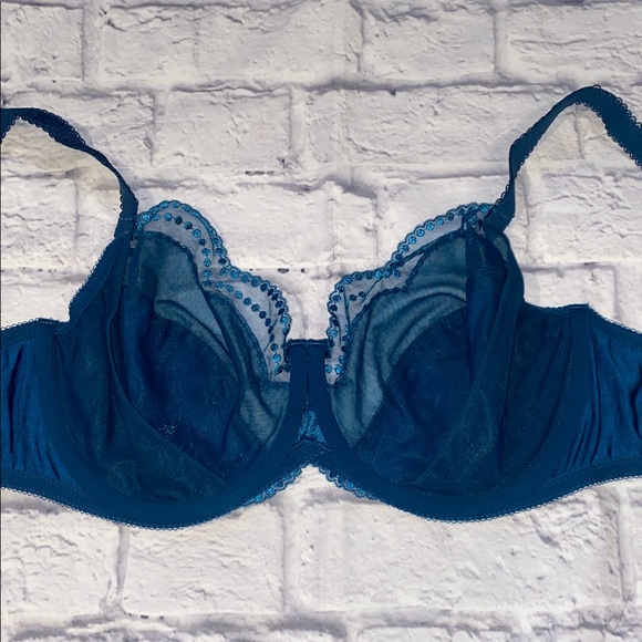 Wacoal Spot On Full Coverage Underwire Bra (Teal) Size 40D - Picture 6 of 11